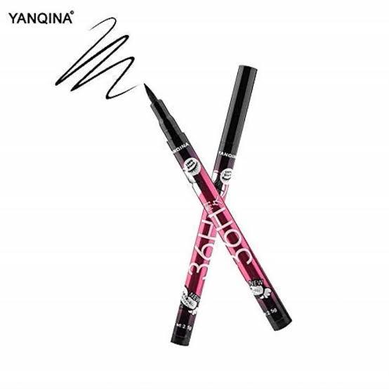 YANQINA 36H Waterproof Liquid Eyeliner Pen – Ultra Black & Smudge-Proof
