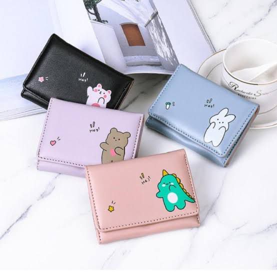 Cute Bunny Mini Wallet – Kawaii Compact Card Holder for Girls